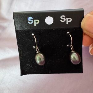 Silver Pearl Earrings